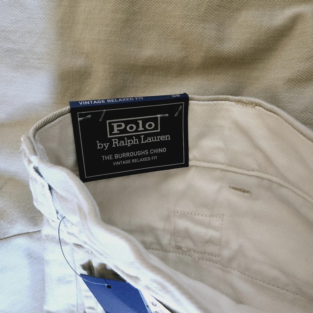 Polo Ralph Lauren Men's Khaki 6-Inch Burroughs Relaxed Fit Chino Shorts Size 38 - Picture 12 of 15